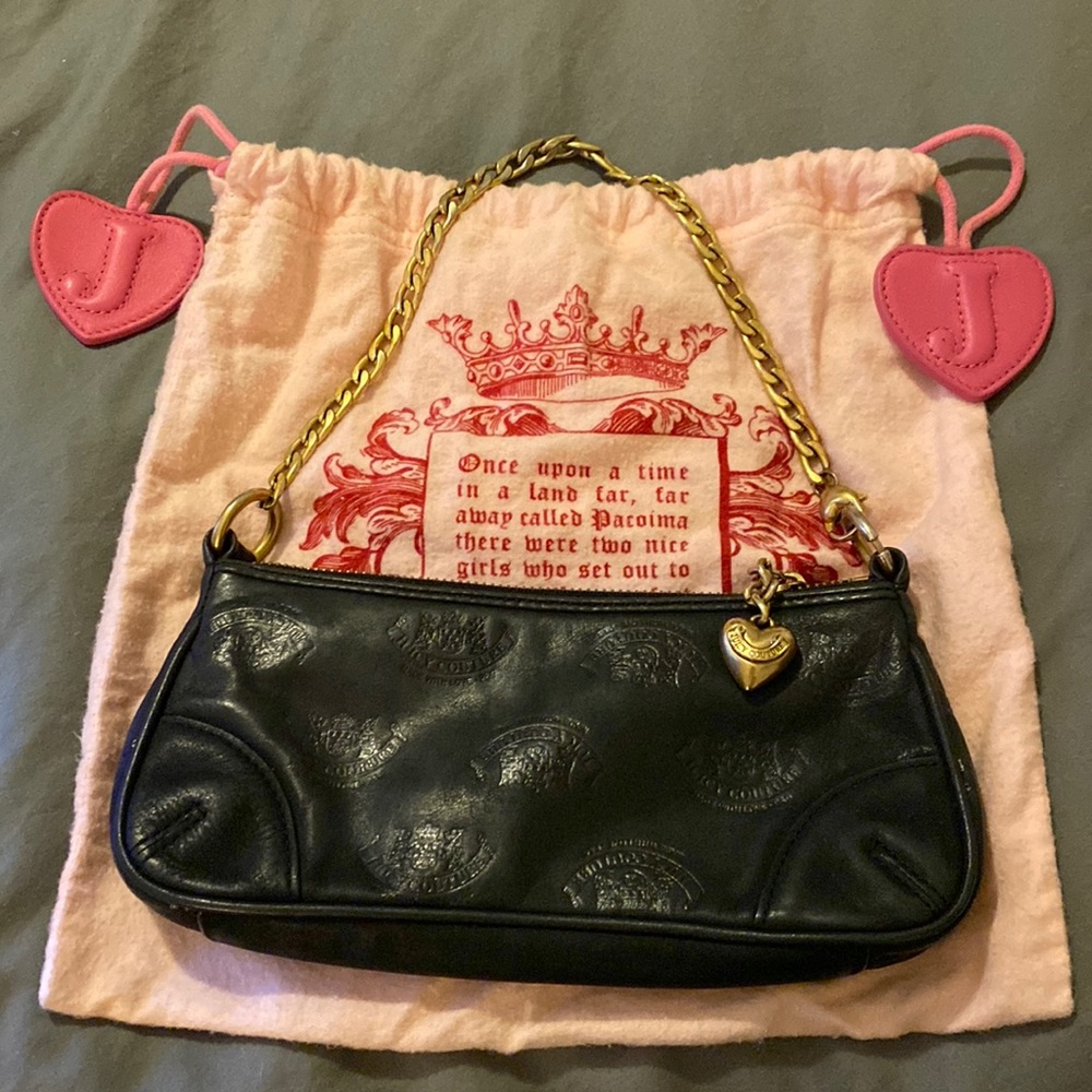 Vintage Juicy Couture Black Suede Bag